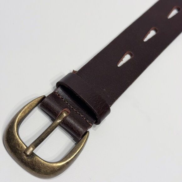 Izette Women’s Genuine Leather Western Style Belt Made in Canada Size L (A4) - Picture 4 of 9